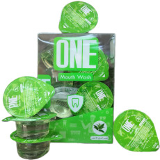 مضمضة نظافة الفم المتقدمة والعناية باللثة  بطعم  الشاي الاخظر ( 15 مل  +  20  كبسولة )